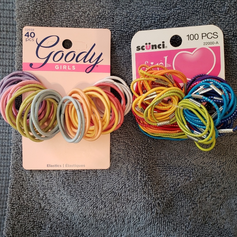 Girls hair ties 140 count Goody and Scunci